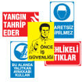 İŞ GÜVENLİK LEVHALARI